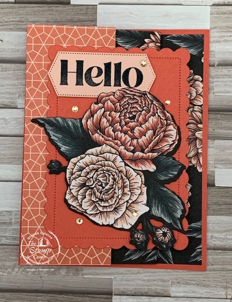 sale-a-bration accordion fold card