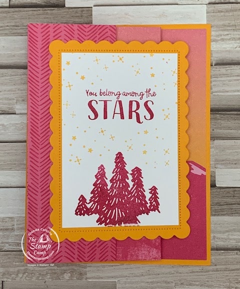 sale-a-bration accordion fold card