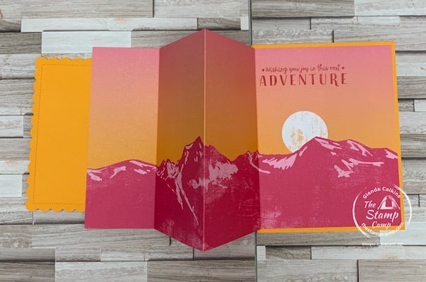 graduation accordion fold card