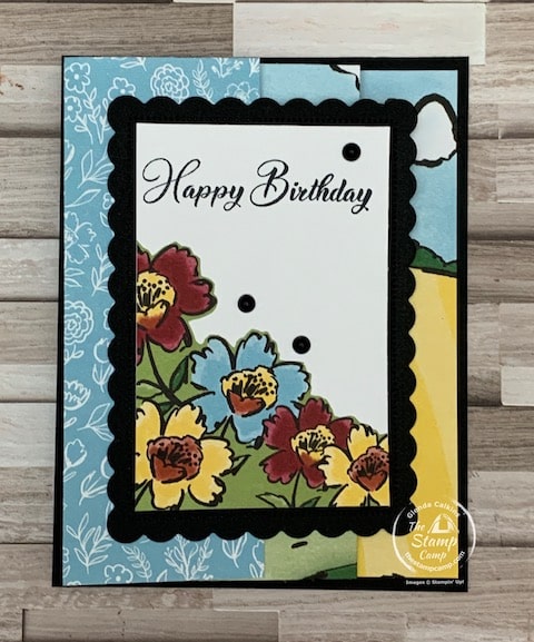 sale-a-bration accordion fold card