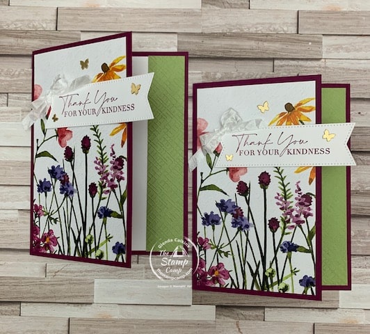 dainty flowers one sheet wonder cards