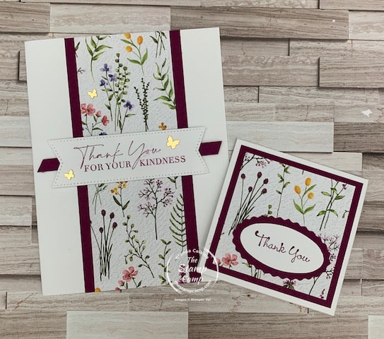 dainty flowers one sheet wonder cards