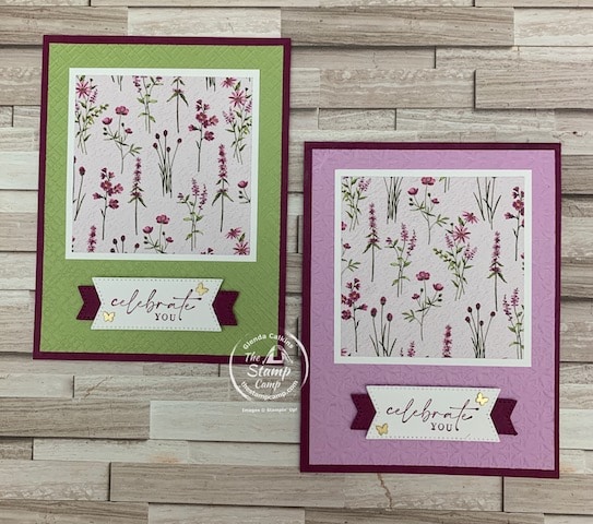 dainty flowers one sheet wonder cards