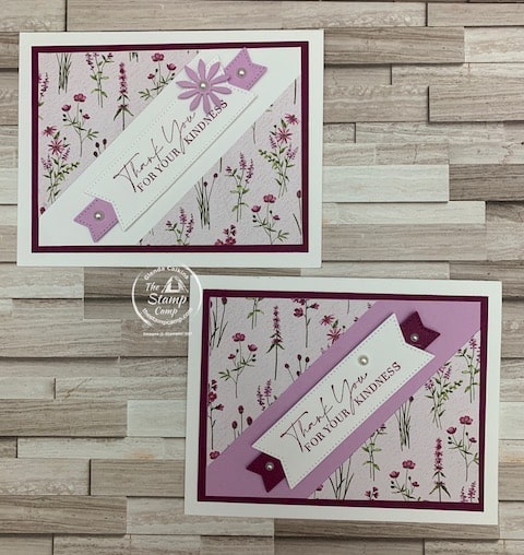 dainty flowers one sheet wonder cards