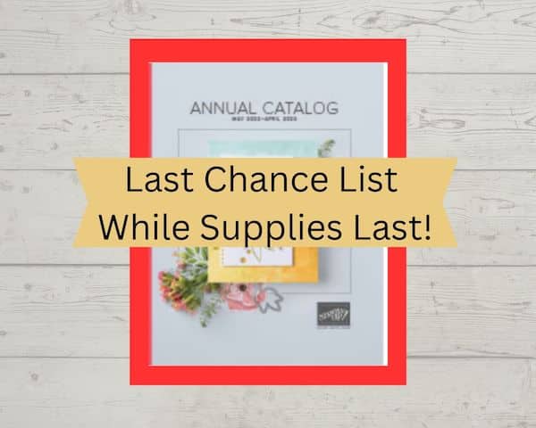 stampin up retired list