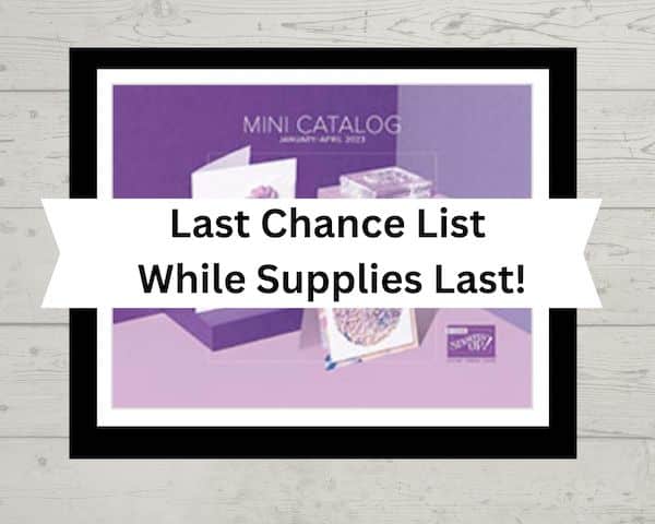 stampin up retired list