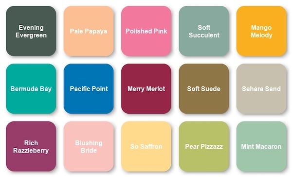 stampin up retiring list colors