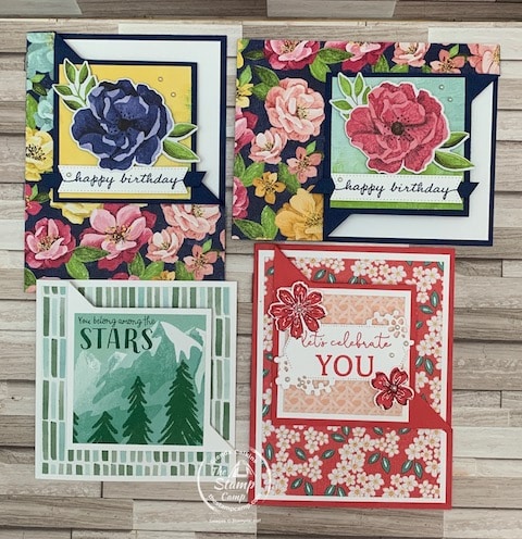 corner fold card flip card example fun fold card videos