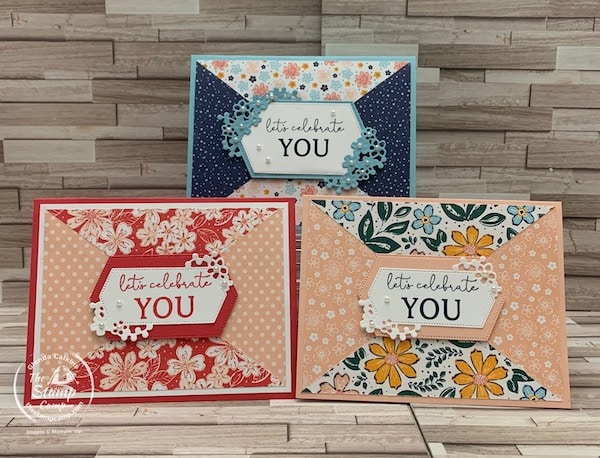 Fun Fold Cards with Regency Park Papers from the stamp camp