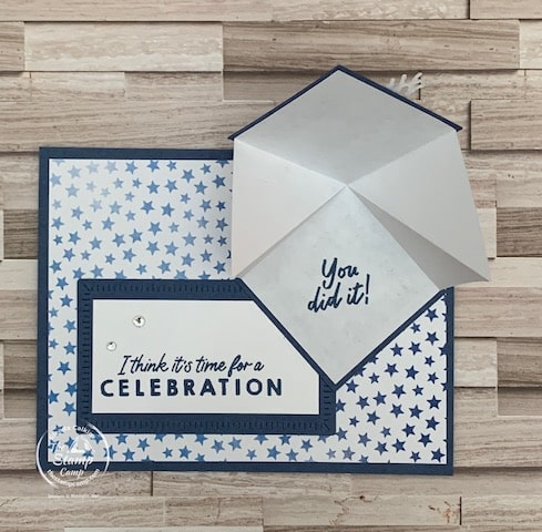grad hat fun fold card