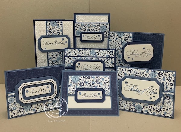 one sheet wonder cards with the countryside inn designer series paper