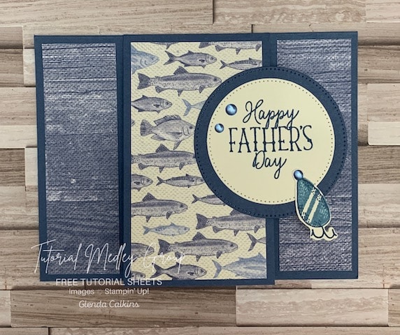 let's go fishing designer series paper