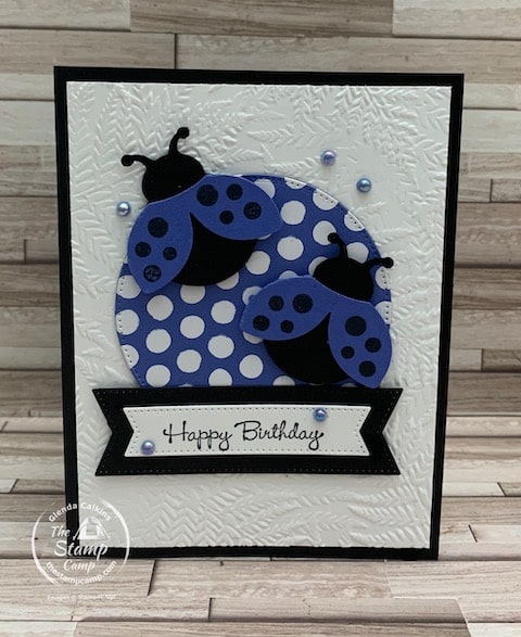 hello ladybug stamp set card ideas