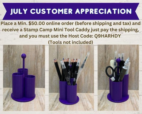 stamp camp mini tool caddy