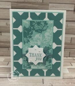 Punching Fun With Inked Botanicals Designer Series Paper