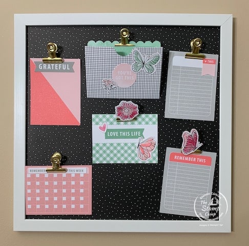 stampin up celebrate today magnet board kit
