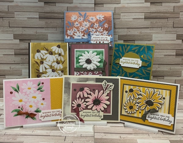one sheet wonder cards with fresh as a daisy designer series paper