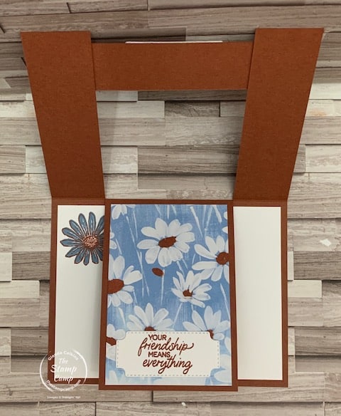 one sheet wonder fun fold cards using fresh as a daisy designer series paper