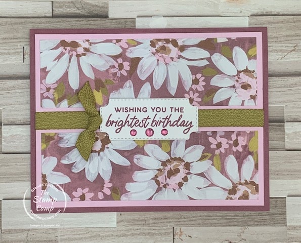 one sheet wonder cards fresh as a daisy designer series paper