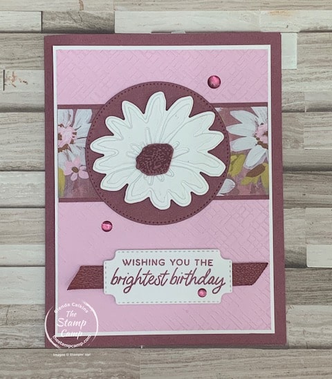 one sheet wonder cards fresh as a daisy designer series paper