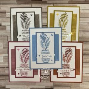 Five Earthen Elegance In Color Cards You Will Love!