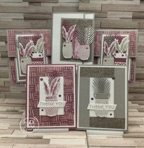 Five Fun Earthen Elegance One Sheet Wonder Cards