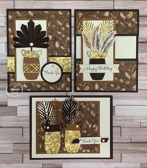 simple cards with earthen elegance