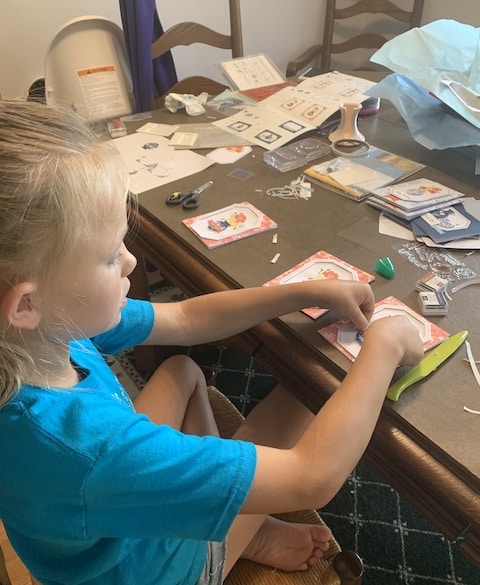 paper crafting with friends and paper pumpkin