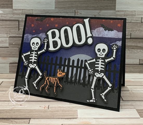 designer series paper halloween card