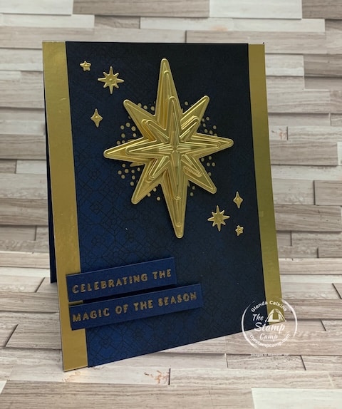 designer series paper with christmas cards