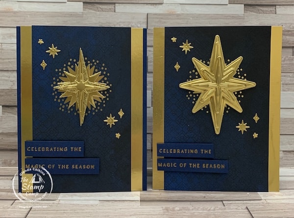 Stars at night Christmas Cards