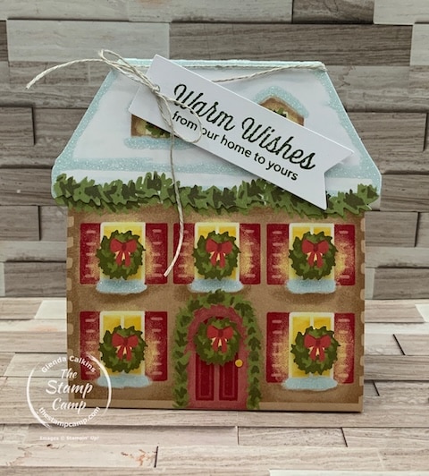 treat holder from paper pumpkin kit