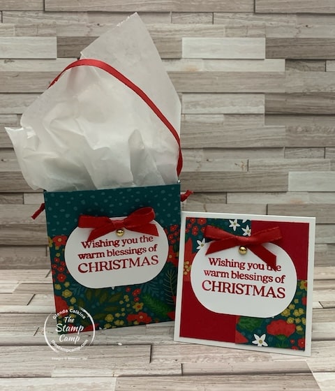 create custom-made holiday crafts using designer series paper