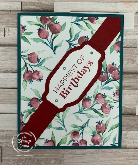 designer series paper one sheet wonder card