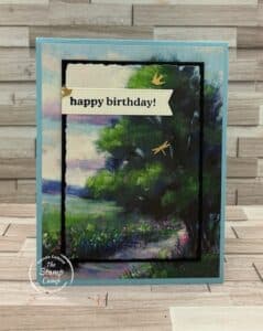 One Sheet Wonder Cards With Stamping Techniques For The Win