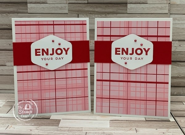 sale-a-bration designer series paper one sheet wonder cards