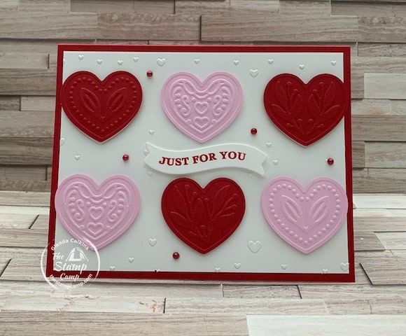 clean and simple handmade cards with embossing folders