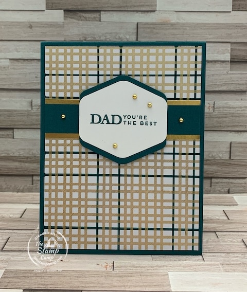 stamping techniques with Sale-a-bration designer series paper