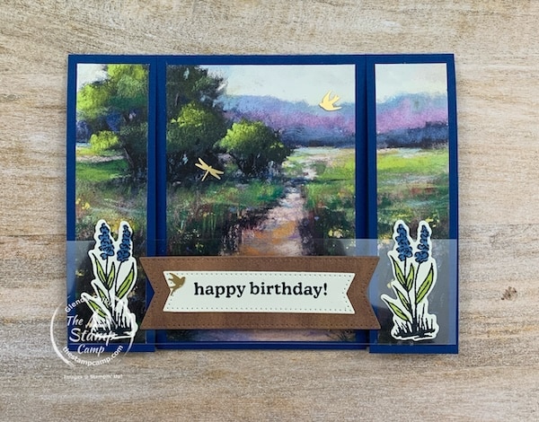 one sheet wonder fun fold card with designer series paper