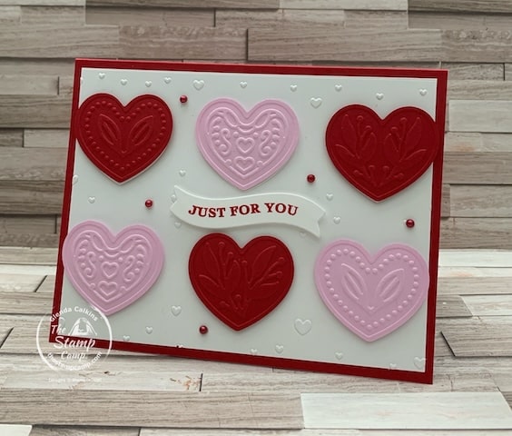 clean and simple handmade cards with embossing folders