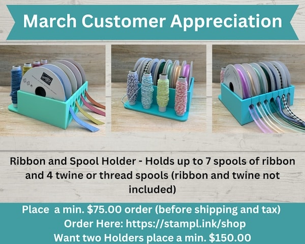 stamping special ribbon holders