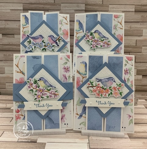one sheet wonder cards with sale-a-bration deisnger series paper
