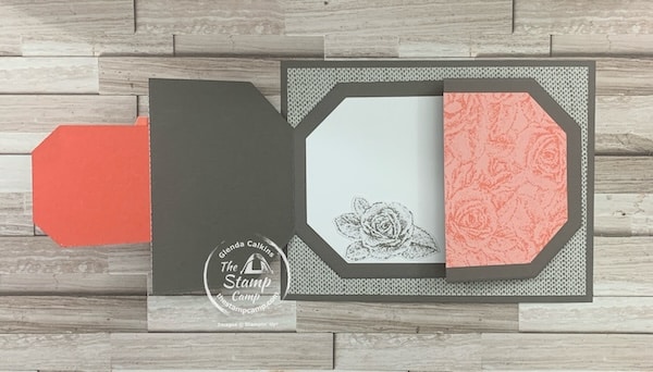gatefold fun fold cards with sale-a-bration paper