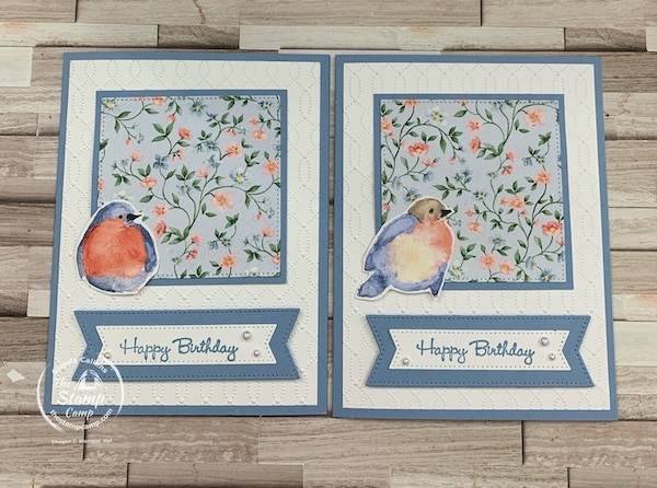 fun fold cards with designer series paper