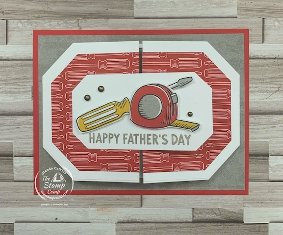 trusty tools gatefold fun fold cards