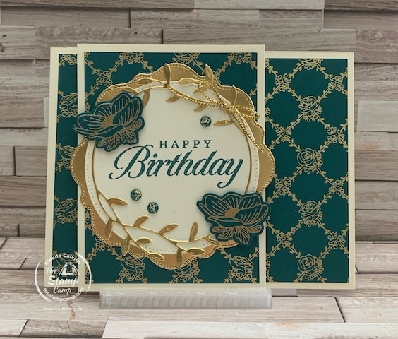 fun fold cards with designer series paper
