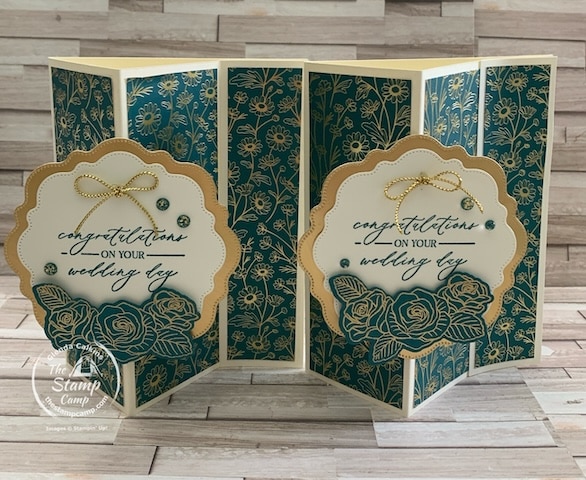 fun fold cards with designer series paper