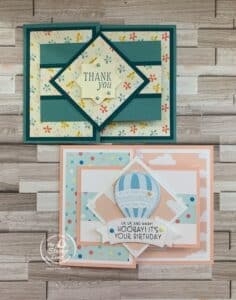 Simply Sweet Lighter Than Air One Sheet Wonder Fun Fold Card