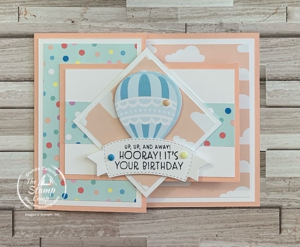 one sheet wonder fun fold card with designer series paper