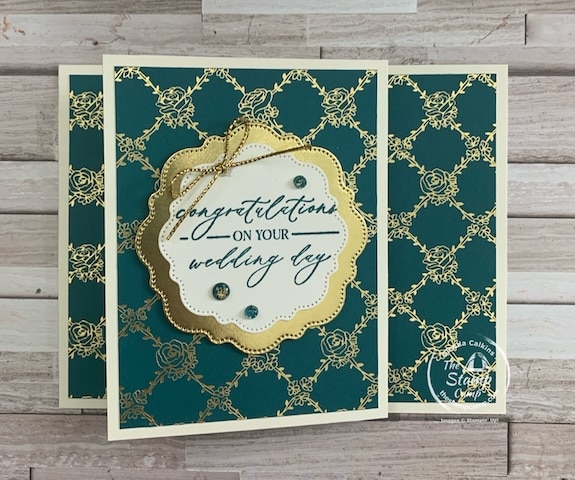 fun fold cards with designer series paper